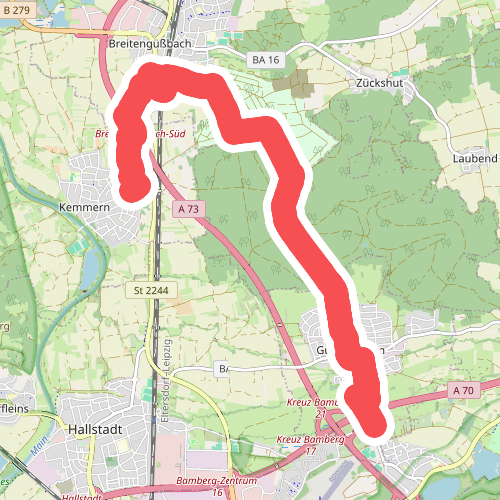 Verbindungsweg Lichteneiche - Breitengüßbach
