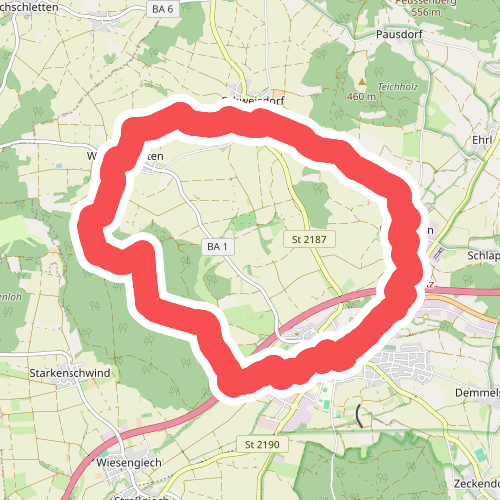 Rundwanderweg Scheßlitz F "Scheßlitz - Grumbach - Windischletten - Schweisdorf"