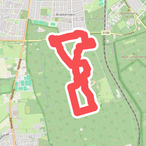 Hardlooproute Heumensoord 5 km