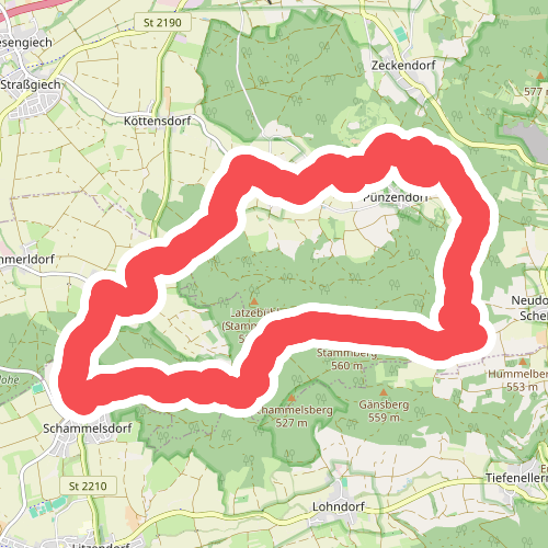 Rundweg von Schammelsdorf zum Gügel