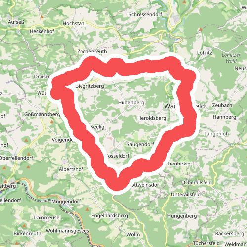 Mühlenweg um Aufseß- und Wiesental