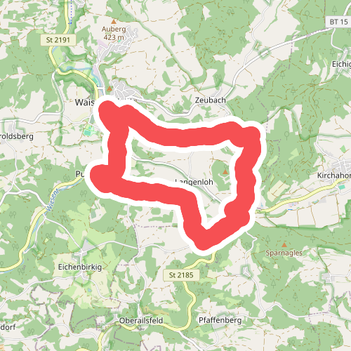 Waischenfeld Rundwanderweg gelber Ring