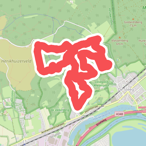 Zevenheuvelenroute Veluwezoom 7,5 km