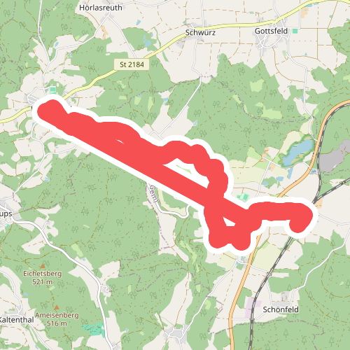 Anbindung Bierquellen-Wanderweg Schnabelwaid