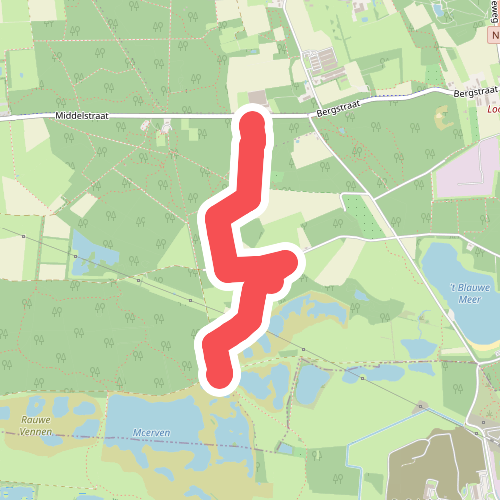 Wandelroute naar het Leikeven