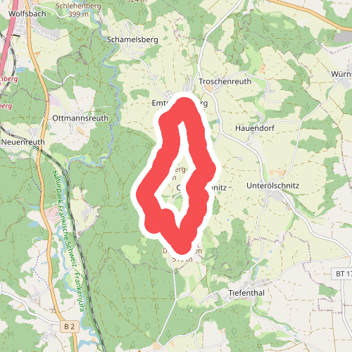Rundwanderweg Emtmannsberg 2 "Zum Aussichtspunkt Drei Tannen"