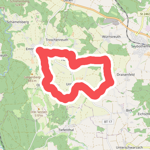 Rundwanderweg Emtmannsberg 3 "Runde durch das Ölschnitztal"