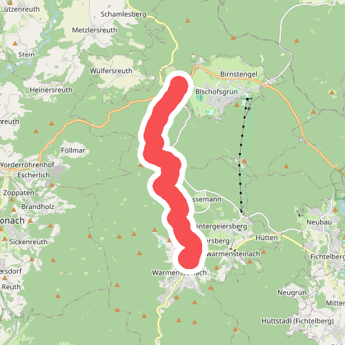 Verbindungsweg Glasermühle-Warmensteinach