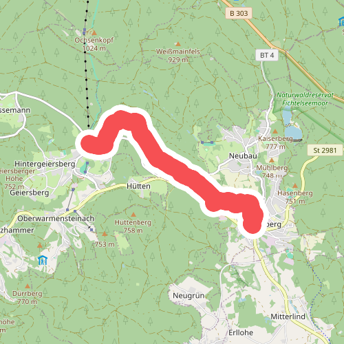 Fichtelberg Bocksgrabenweg