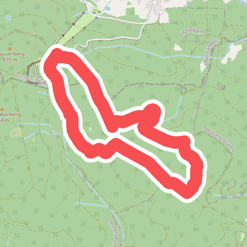 Mehlmeisel Rundwanderweg Wolfssäulenweg