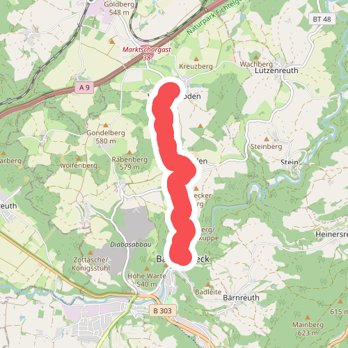 Bad Berneck - Knodentalweg