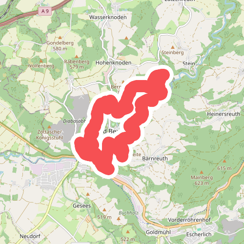 Bad Berneck - Rundweg Thiesenring