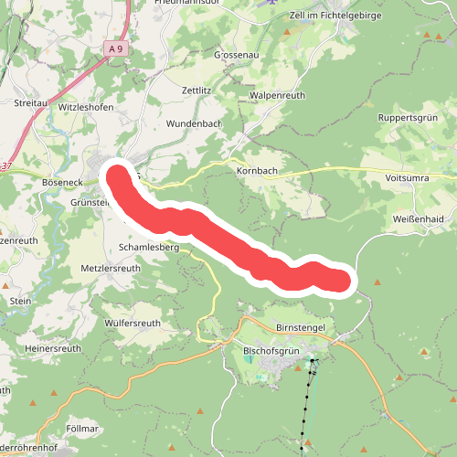 Verbindungsweg Gefrees-Egerquelle