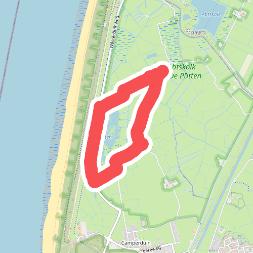 Wandelroute de Putten bij Schoorl