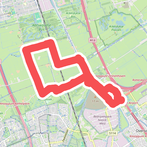 Erfgoedroute Polder Noord-Kethel, Rotterdams platteland