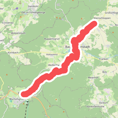 Verbindungsweg Frohnlohe-Bischofsgrün