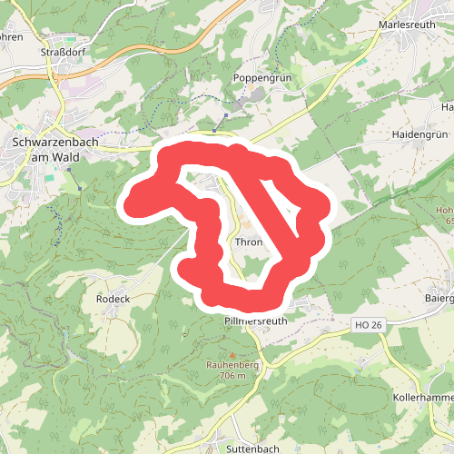 Frankenwaldsteigla Zum Alten Grenzstein