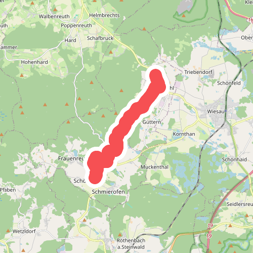 Friedenfels - Fuchsmühl