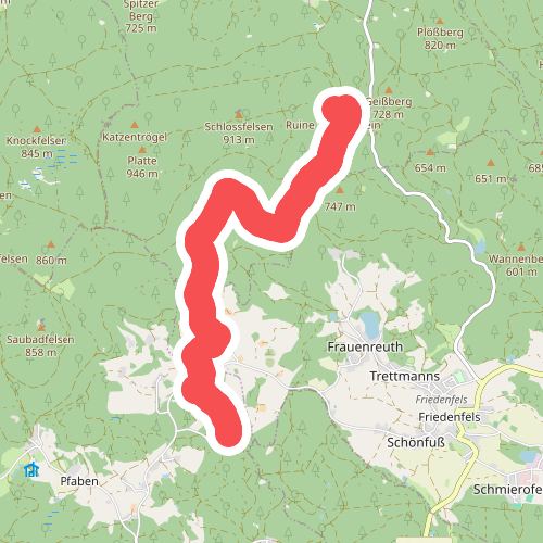 Grenzmühle-Ruine Weißenstein