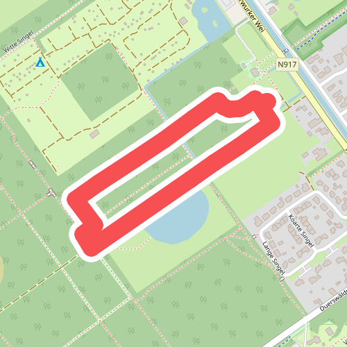 Wandelroute Pronkrondje De Slotplaats in Bakkeveen (Friesland)