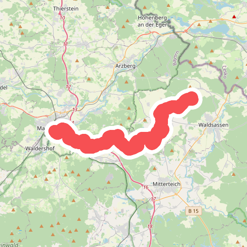 Goldsteig Zuweg Nr.1A Marktredwitz → Kappl