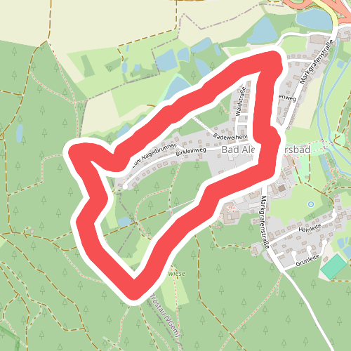 Bad Alexandersbad - Rundwanderweg Nr. 5 - Weiherweg