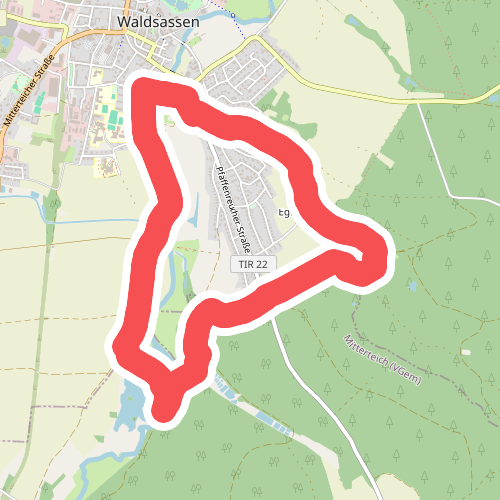 Waldsassener Rundwanderweg 4 - Zum Schupfenteich und Besinnungspfad "Wasser"