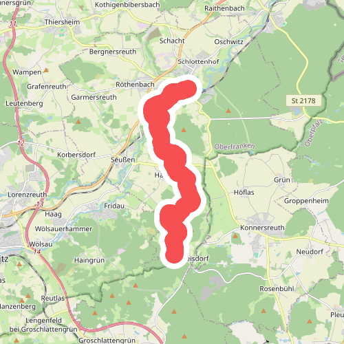 Wanderweg Arzberg-Ruhberg