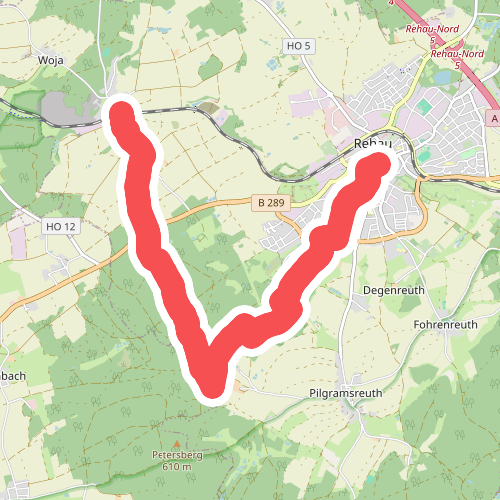 Rehau - Hirschberg - Wurlitz