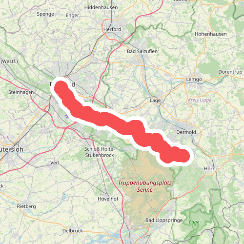 Pilgern in Lippe (Westroute)