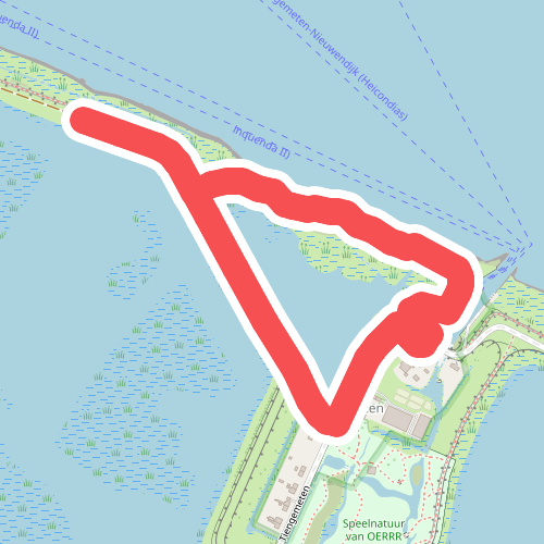 Blauwborstroute op Tiengemeten