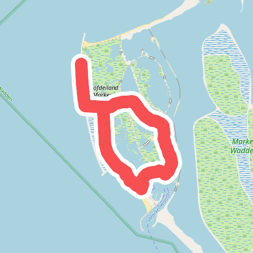 Vlinderroute op Marker Wadden