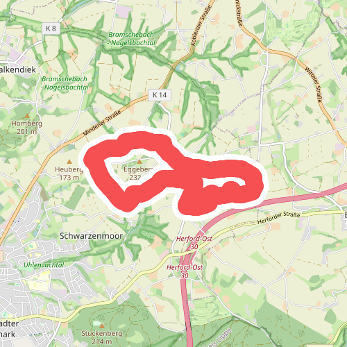 Rundwanderweg Schwarzenmoor A1