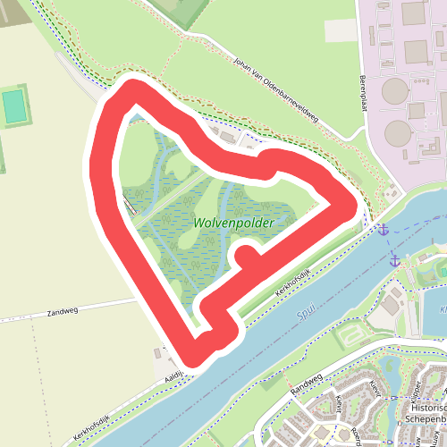 Wandelroute Wolvenpolder, Voorne-Putten