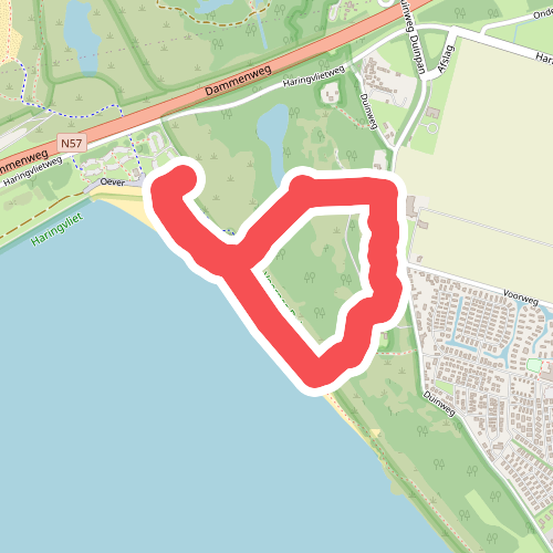 Wandelroute Quackstrand, Voorne-Putten