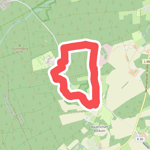 Die Haard - Katenkreuz (kurzer Rundweg)