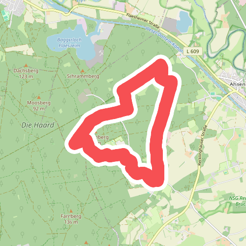 Die Haard - Katenkreuz (langer Rundweg)