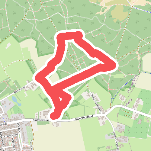 Wandelroute Natuurpoort van Loon, vlak bij Loon op Zand