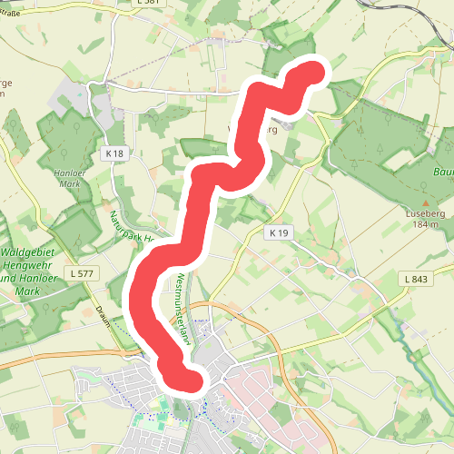 Ludgerusweg Zuweg Nottuln