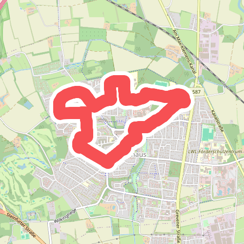 Kinderhauser Rundweg Blau