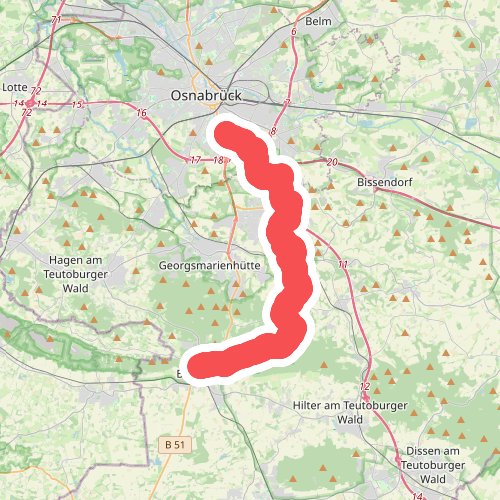 Osnabrück - Kloster Oesede - Bad Iburg