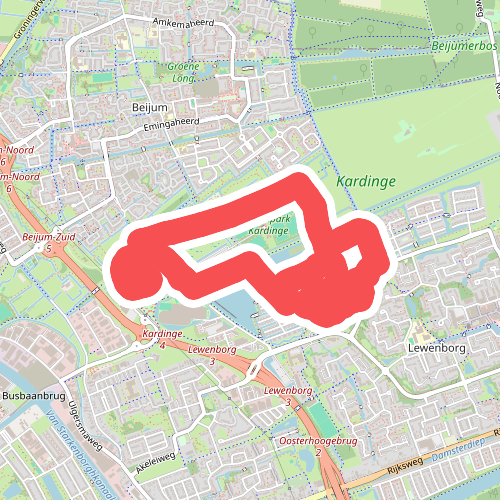 Hardlooproute Kardinge