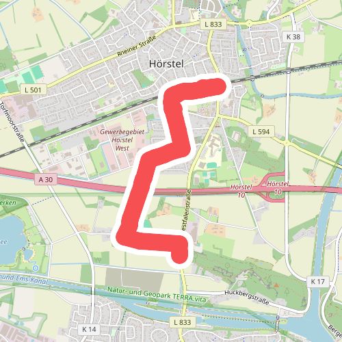 Hermannsweg - Zuweg Hörstel