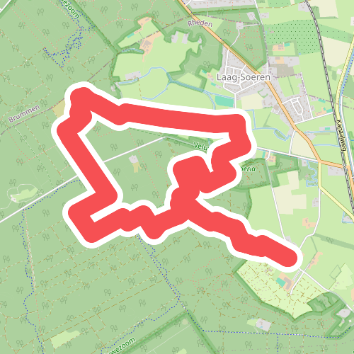 Wandelroute Priesnitzhoeve sprengen, Laag-Soeren