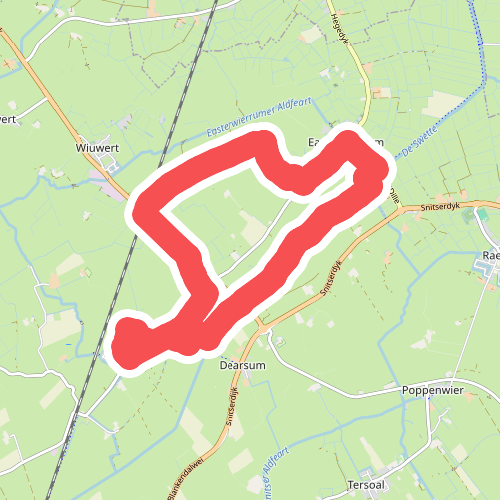 Rondje Easterwierrum - Boazum