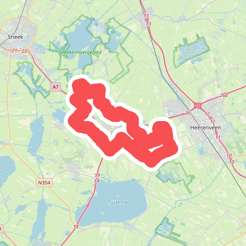 Combinatieroute fietsen, wandelen en varen rondom Joure