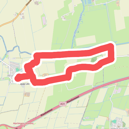 Terpen kuierroute Wijnaldum