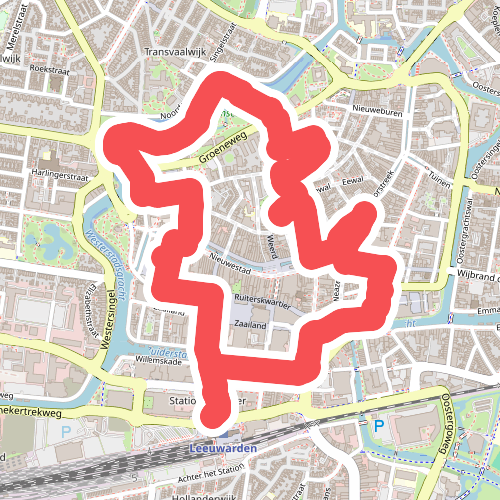 Wandelroute 11fountains: Leeuwarden