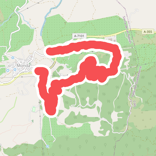 PR-A 275 Monda - Cerro Gordo