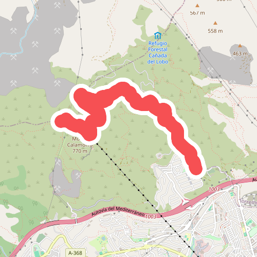 Sendero Puerto de las Ovejas - Calamorro